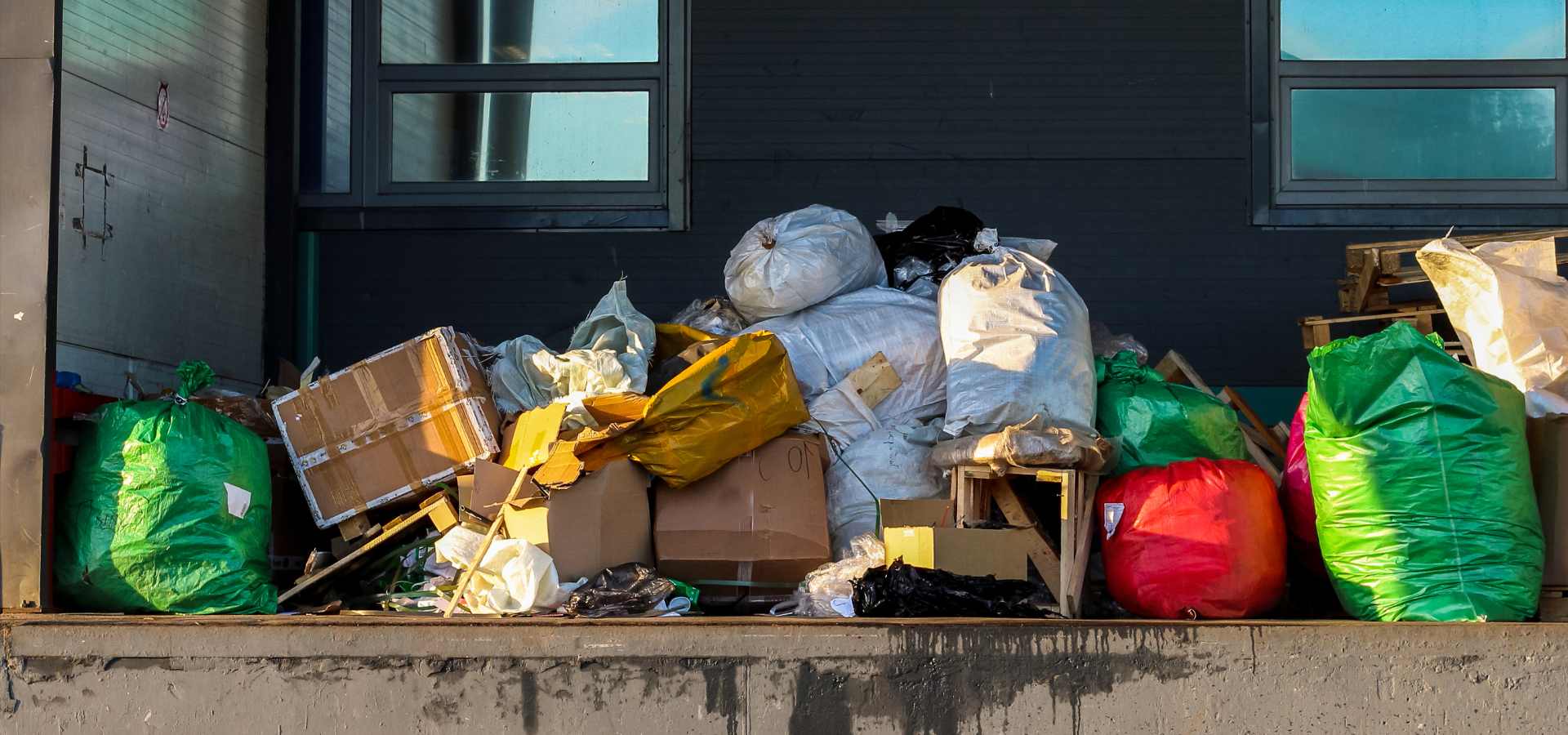 Removal of recycling materials by Jacqueline Cleaning Services LLC