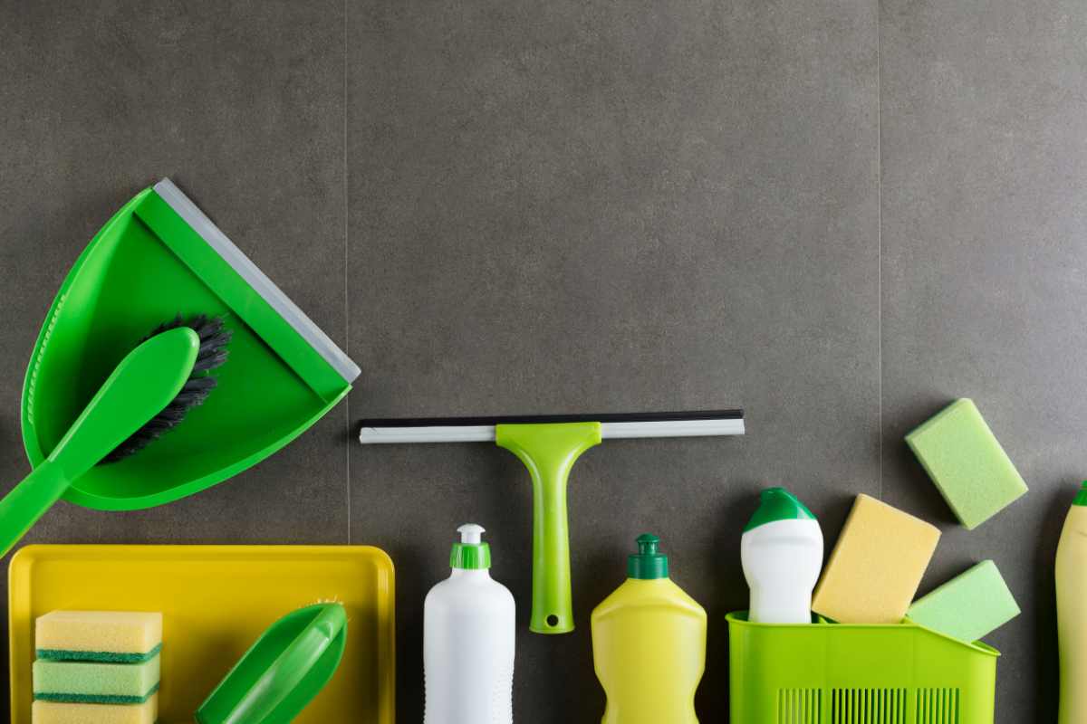 Cleaning supplies for office furniture cleaning