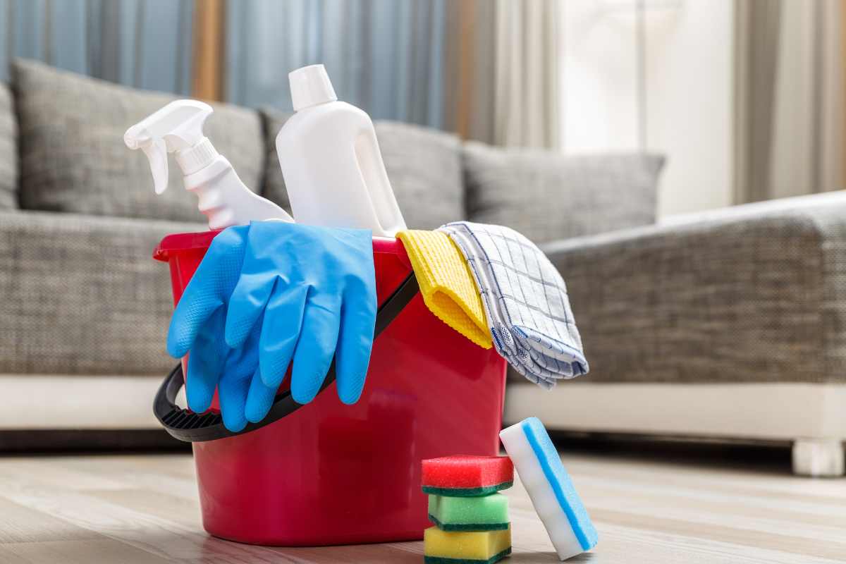Jacqueline Cleaning Services LLC cleaning supplies